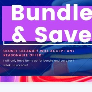 BUNDLE 2 items today receive MAJOR discount!